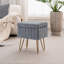 Repose-pieds rembourré avec espace de rangement Broten-703605783