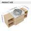 Meuble-lavabo mural simple 48 po avec lavabo en céramique-631913532-631913522