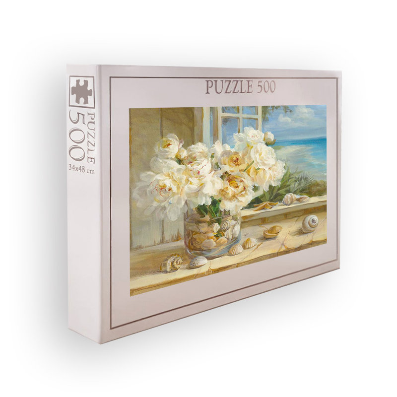 500-Piece Puzzle, 100% Cardboard, 18.9 x 13.4 inches | Box Size: 13.2 x 9.1 x 2.0 inches | Perfect for Family Fun & Relaxation, High-Quality, Durable Pieces for Easy Assembly, Ideal Gift for Puzzle Lovers
