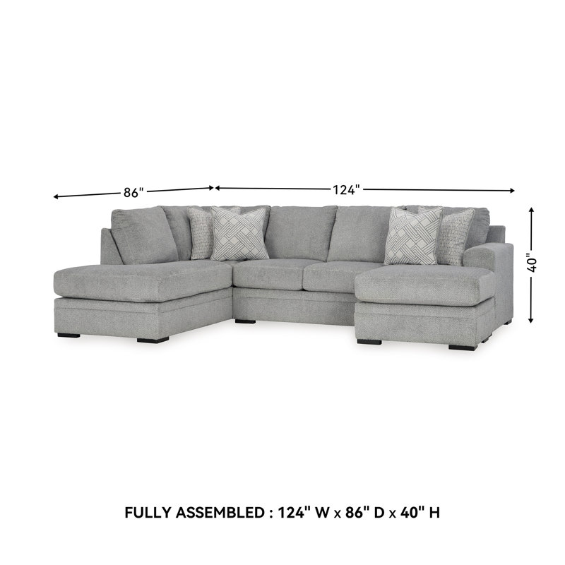 Soma Upholstered U-Shaped Sectional, Right Hand Facing