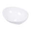 Lavabo de salle de bain ovale en céramique blanche 16 x 13 pouces - Teinture, accessoire de conception moderne et élégante pour la maison, le restaurant, le bureau,