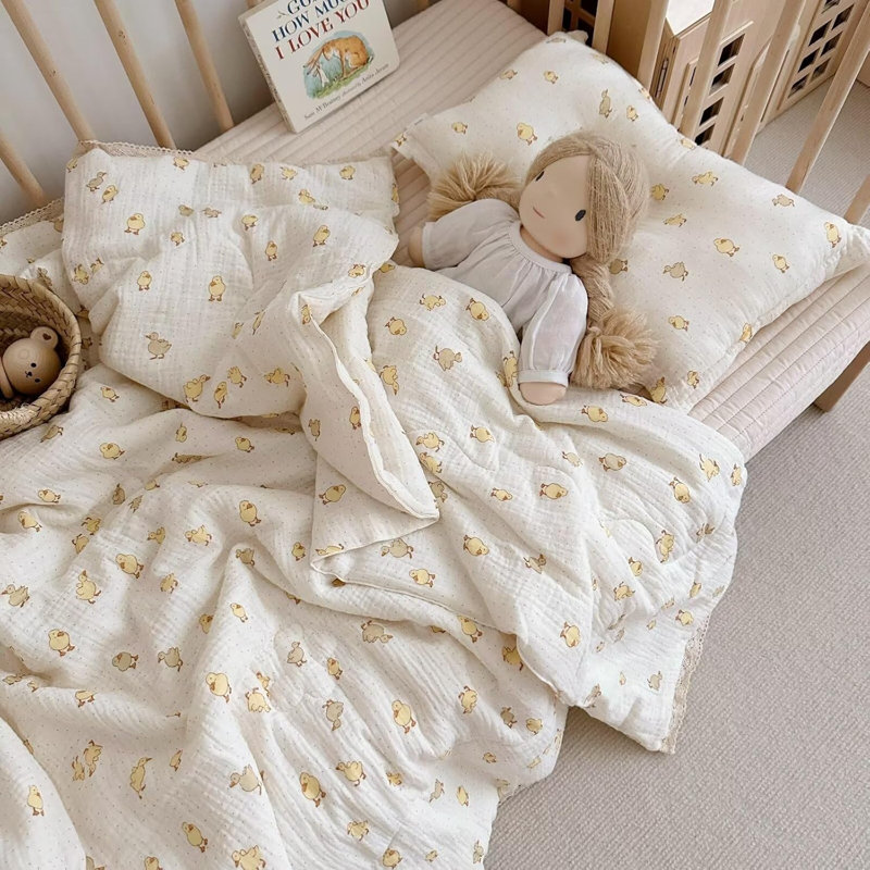 Mignon courtepointe / couverture en coton 2 couches