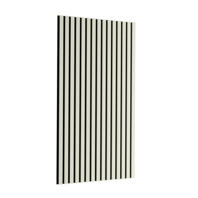 Panneaux muraux à lattes en bois Luxdecor pour mur de 12 panneaux de lattes en bois 47,2 po x 23,6 po