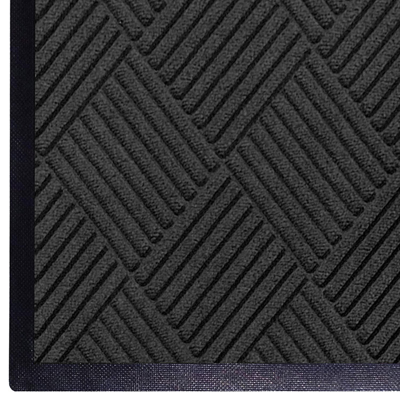 Havenhill Geometric and Chevron Doormat, 60cm W x 90cm L