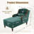 Oversized Chaise Lounge Chair with Wide Seat, Upholstered Sleeper Armchair with Storage Pockets, High Back Reading Sofa for Living Room and Bedroom-976475402