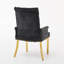 Chaise de salle à manger rembourrée Lumira Farmhouse avec dossier-135411800