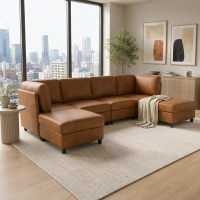 Canapé modulaire d'angle moderne avec revêtement en tissu métallisé, canapé configurable en forme de L avec repose-pieds mobile, siège en mousse haute densité et pieds pour le salon