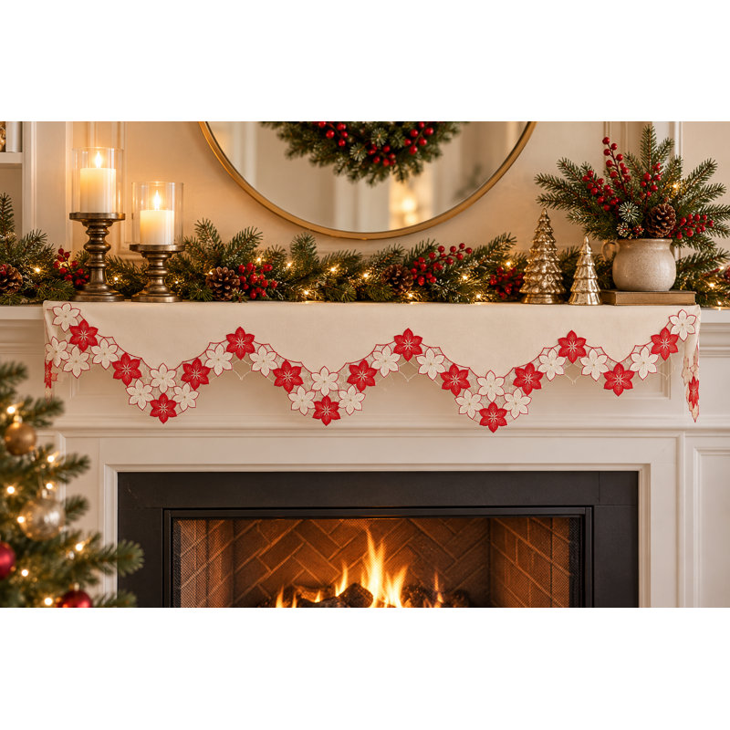 Saltz Polyester Mantel Scarf Mantel Scarf