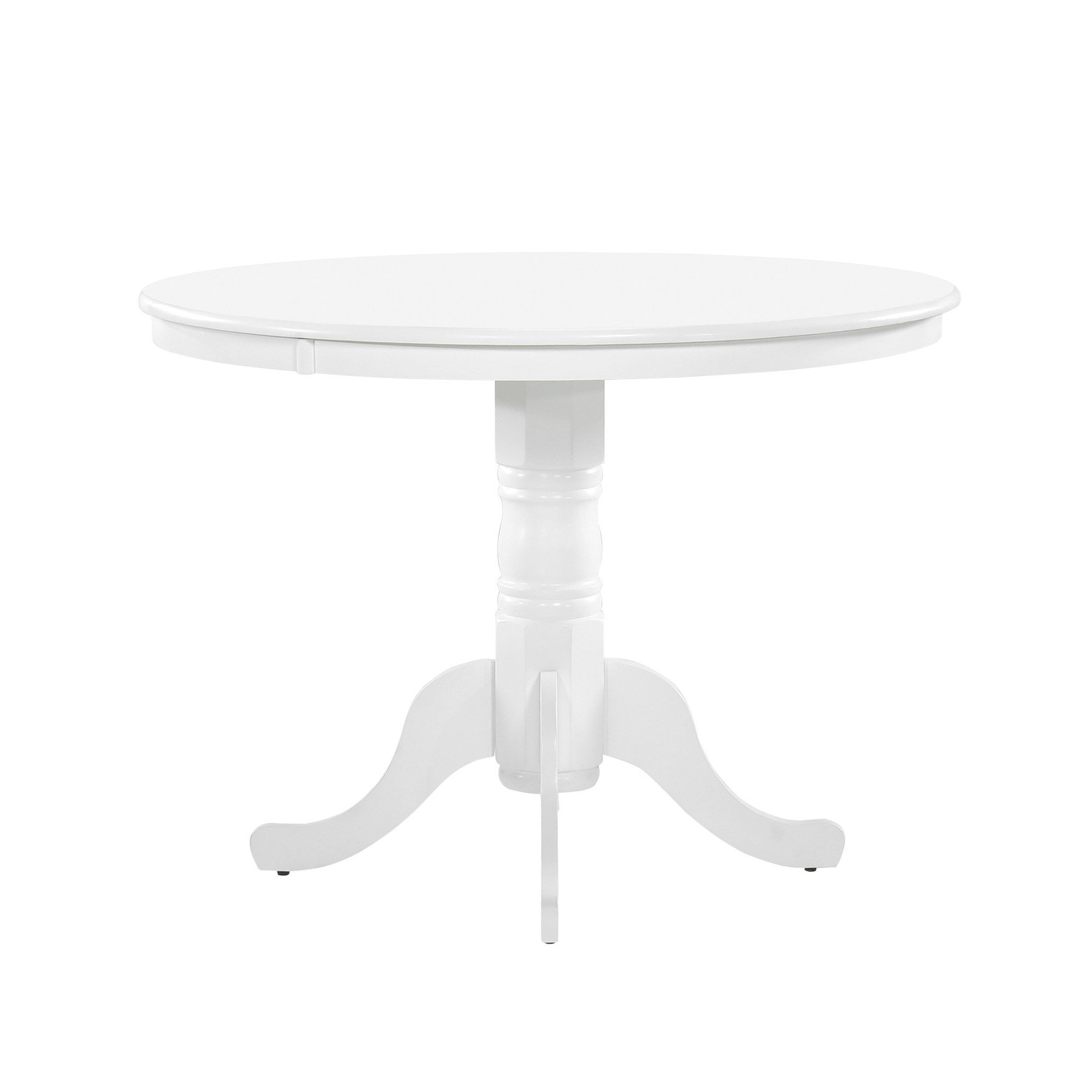 Ophelia & Co. Casual Dining Table - White, Round, Seats 4 Persons White ...