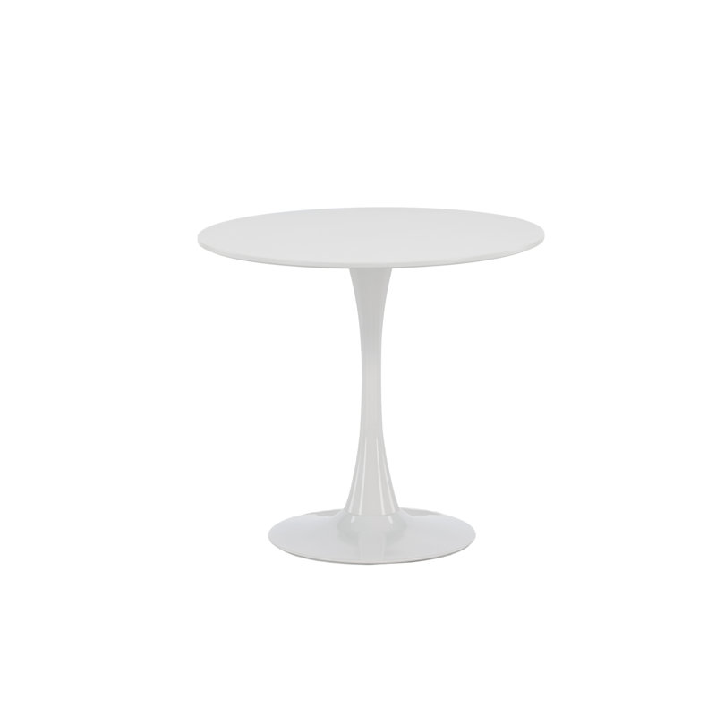 Round Steel Top Dining Table