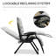 Fauteuil inclinable inclinable avec coussin rembourré Outsunny Zero Gravity-78187132