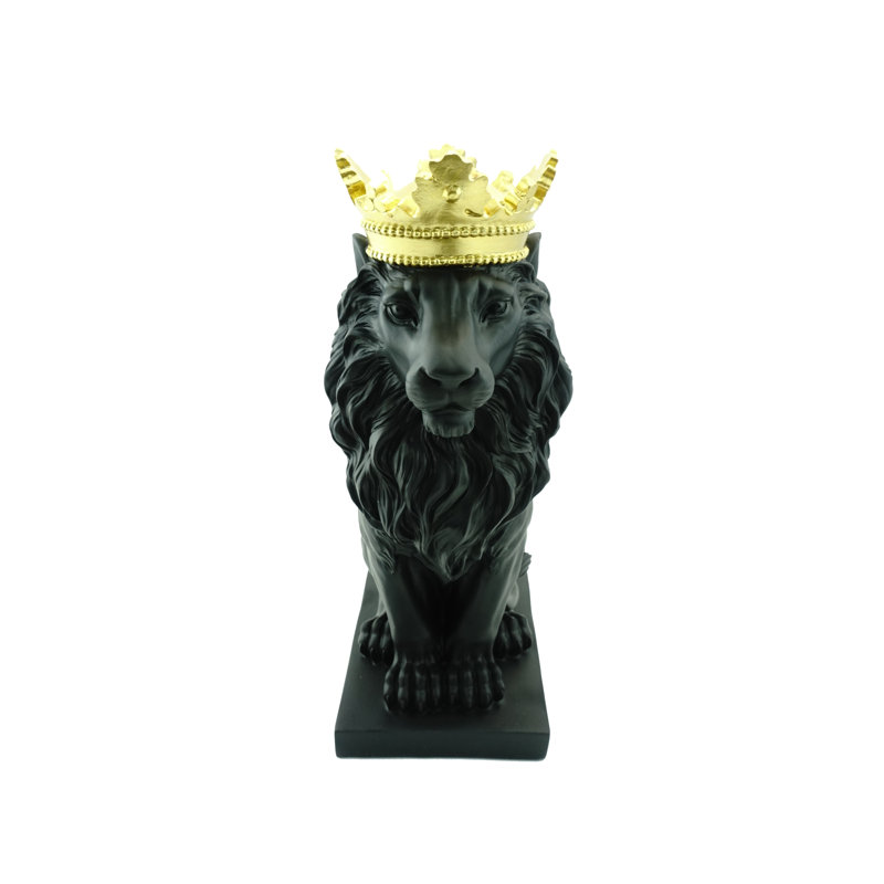 Animals Figurines & Sculptures, Gold/Black