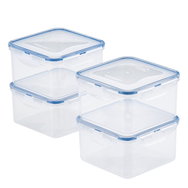 Easy Essentials™ Food Storage - Set of 4 Containers and 4 Lids