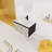 Floating Wall-Mounted Bathroom Vanity With Ceramics Sink & Soft-Close Cabinet Door, KD-Package, Bathroom Vanity-1838128997