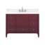 Alana 36 in. Single Sink Bathroom Vanity in Burgundy Red with Top-1950270179-1950270177