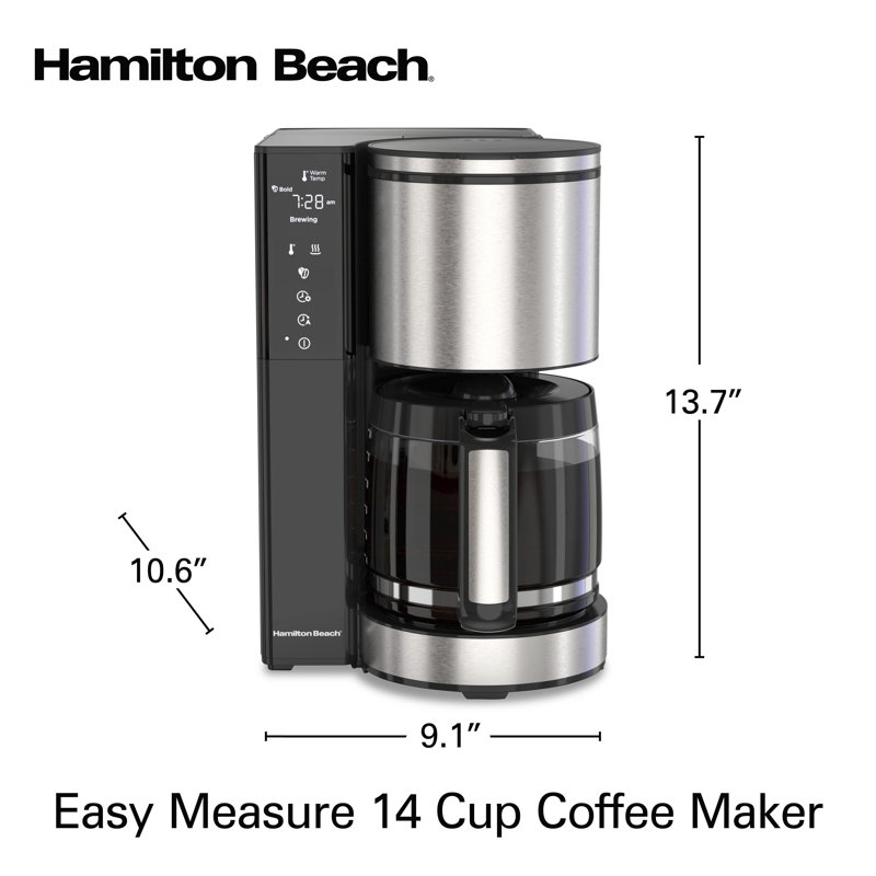 Cafetière facile à mesurer 14 tasses Hamilton Beach®