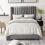 Lit simple gris foncé