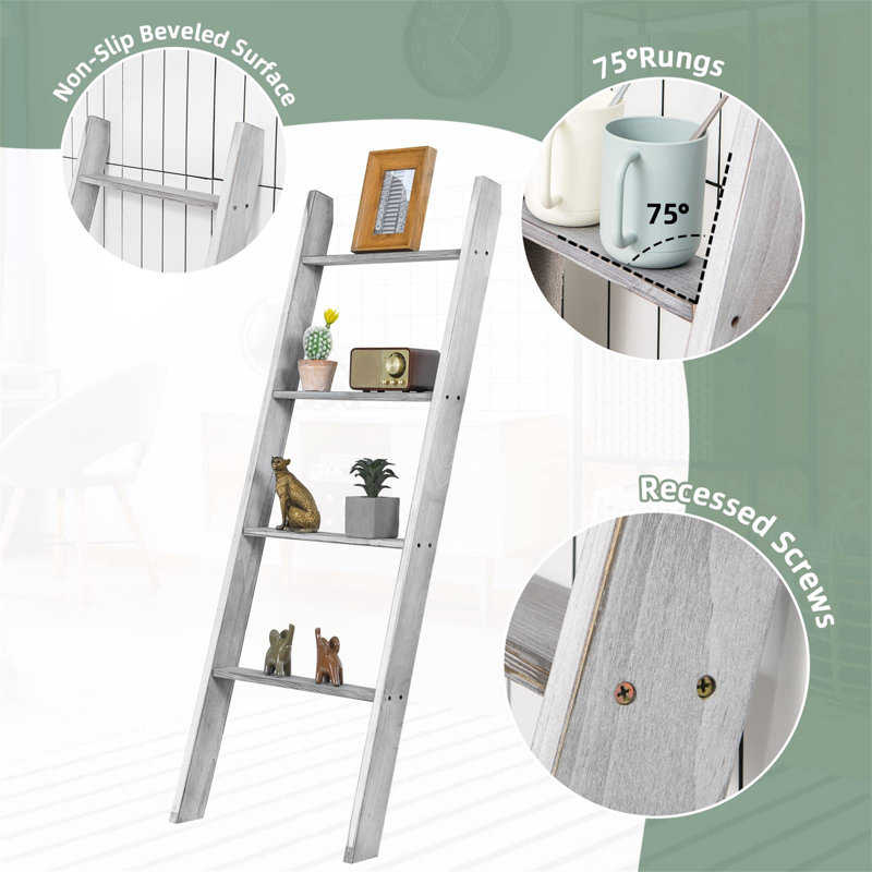 Geneen 50 cm W Storage Rack, Grey