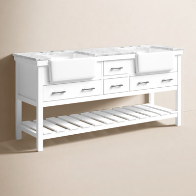 Pelaghia 72'' Double Bathroom Vanity