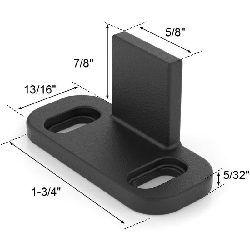 Plastic Floor Sliding Barn Door Hardware Guides