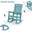 Chaise Adirondack berçante en plastique Anick-1357277759