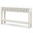 Lark Manor 60" Console Table Retro Entryway Sofa Table With 4 Drawers & Open Shelf Hallway White