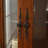 Walnut Solid Wood + Glass Corner cabinet
