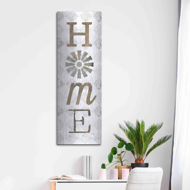 'Home with Windmill II' by Marla Rae, Metal Wall Art, 48" H x 16" W