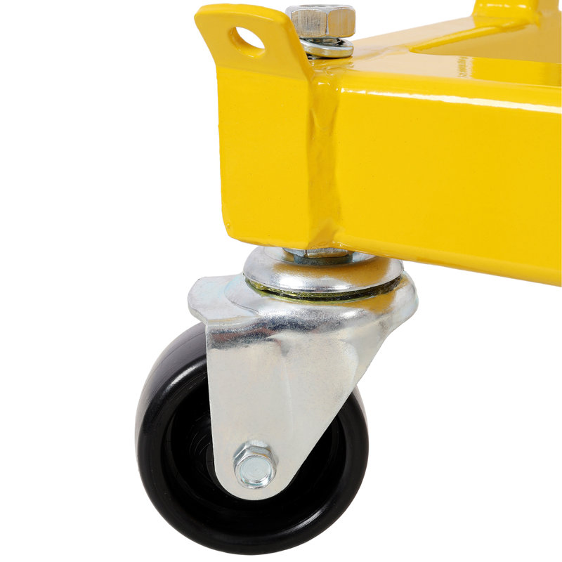 ATV Motorcycle Engine Cradle Dolly 1500lbs ,Yellow