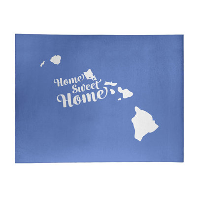 Tapis en poly-chenille honolulu à la maison