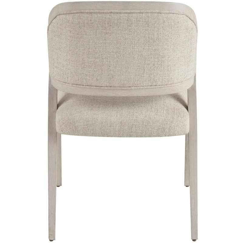 Avaline Upholstered Arm Chair, White Oak