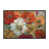 Toile encadrée de bois rustique foncé