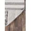 Tapis ivoire tissé à la main à motif géométrique Inika-2031105754