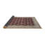 Tapis oriental en laine / polyester beige Douthit-1984612169