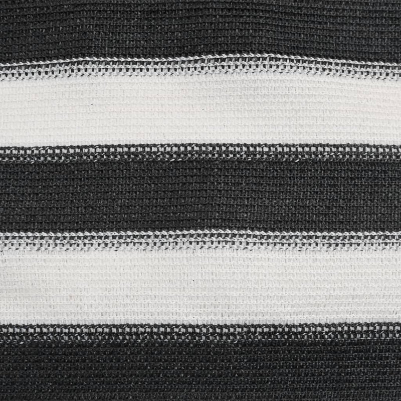 Dakota Fields Privacy Net HDPE 150 G/M², Anthracite/White, 2500cm W x 150cm D