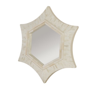 Hexagon Bone Mirror