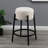 Aybree Upholstered Counter Stool with Metal Frame-1545184524