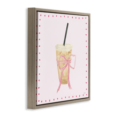 Art mural sur toile Glam Iced Coffee