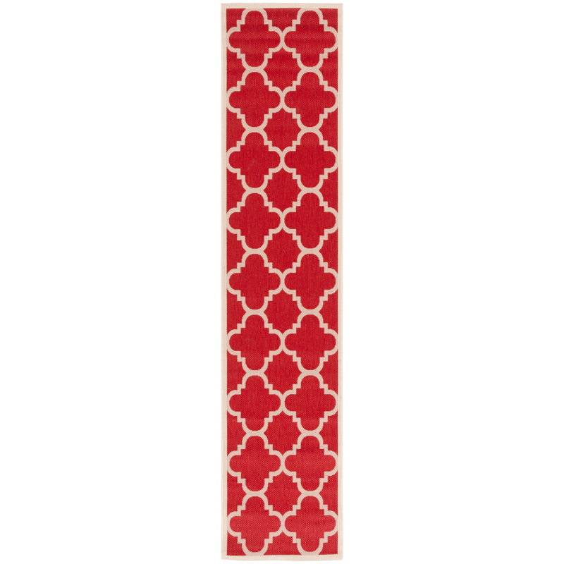 Herefordshire Performance Geometric Indoor/Outdoor Area Rug, Runner 2'3" x 10'