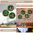 Natural Cedar Wood & Preserved Moss Wall Art - Handcrafted Round Décor-531052769