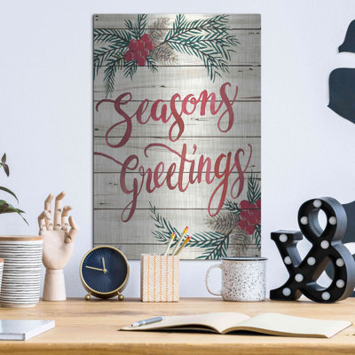 «Seasons Greetings» par Cindy Jacobs, art mural en métal