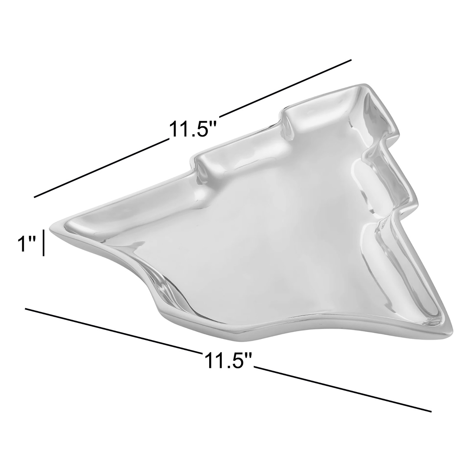 Holiday Gifts Platter, 1" H x 11.5" W x 11.5" L