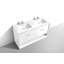 Ensemble de meuble-lavabo double 60 po-84921295