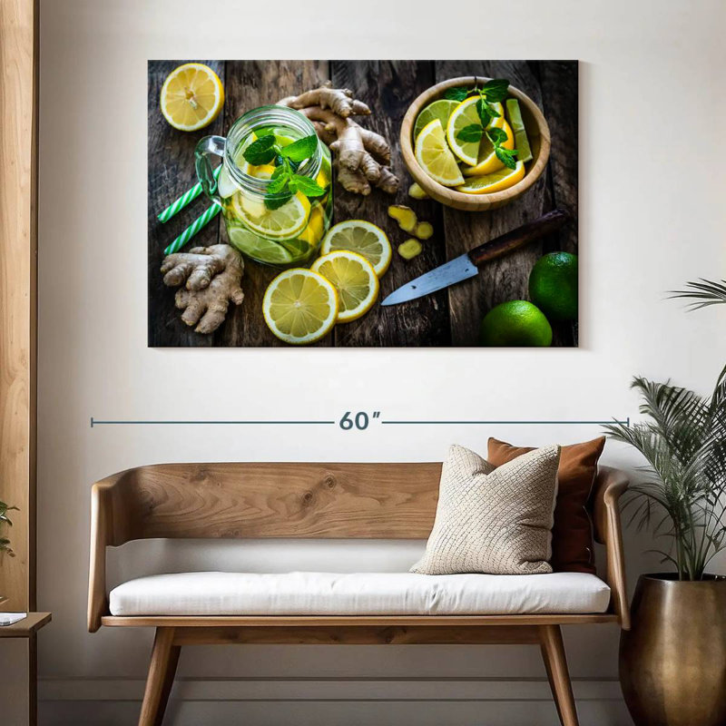 Yarlin Lemon Kitchen, 32" H x 48" W