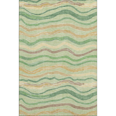 Premium Machine Washable Harjo AMF1581 Stripes Rug
