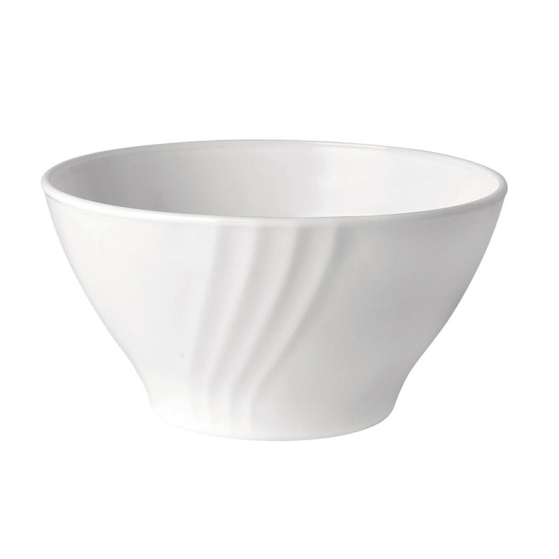 Bormioli Rocco Ebro Opal Glass White Cereal Bowl Soup Dessert Modern Fruit Set