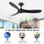 Solid Wood Ceiling Fan with  Remote-1796635962-1796635963
