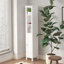 Armoire de rangement pour salle de bain de 66,92 po de hauteur avec tablettes réglables, armoire autoportante mince à 1 porte avec anti-basculement, compartiments ouverts, pour la maison, petits espaces, salle de bain, cuisine, salon, blanc
