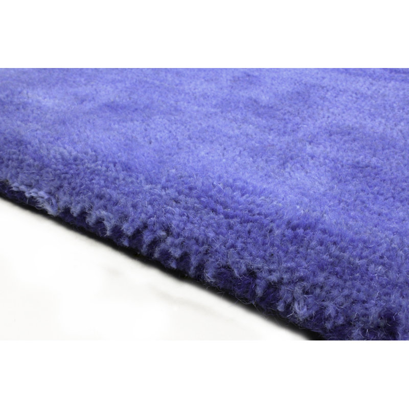 Handmade Rectangular Red Wool 8' x 10' Area Rug