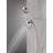 Round 2-in-1 Dual Shower Head with 5-Setting HandHeld Spray 1.75 GPM Chrome-117545933